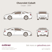 2005 Chevrolet Cobalt Coupe blueprint